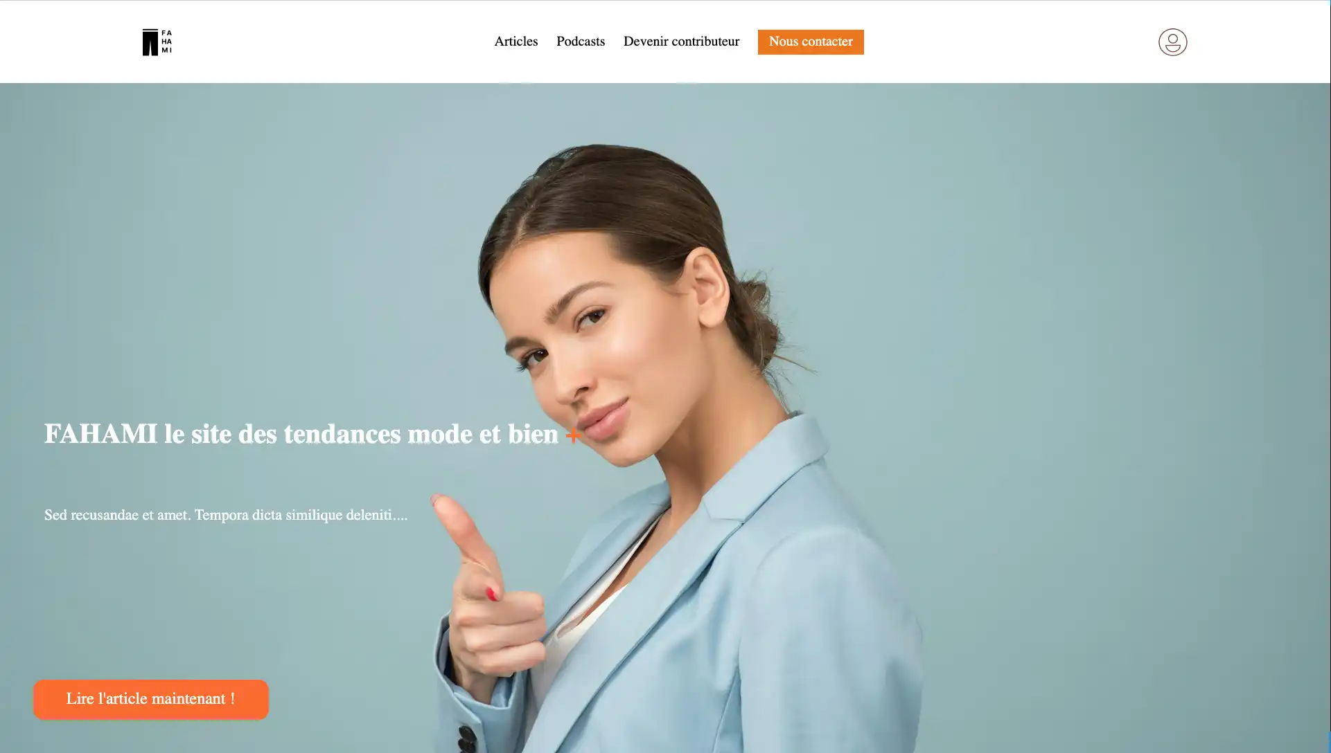 illustration du projet de blog codé en Symfony